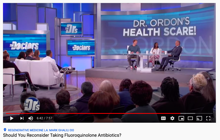 Fluoroquinolone Toxicity Featured on The Doctors